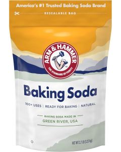 Arm & Hammer Baking Soda (2.7lbs), Ideal for Baking, Made in USA, Pure & Natural
