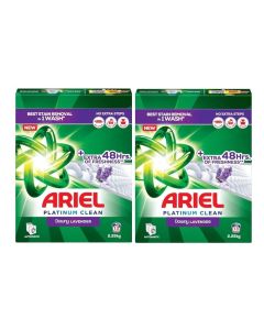 Ariel Automatic Downy Lavender Laundry Detergent Powder, 2.25Kg pack of 2