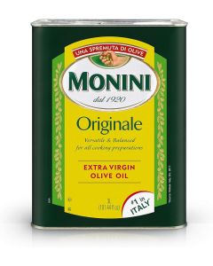 Monini Extra Virgin Olive Oil, Originale, 101.4oz (3L) Can