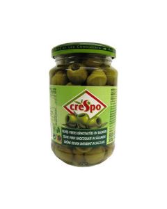 Crespo Pitted Green Olives (Jar) 333g