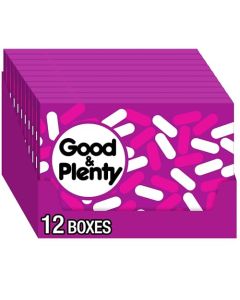 GOOD PLENTY Licorice Fat Free Candy Boxes 6 oz 12 Count