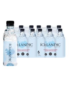 Icelandic Glacial Natural Spring Alkaline Water, 330 mL (Pack of 30)
