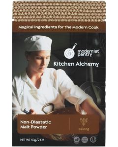 Modernist Pantry Non-Diastatic Barley Malt Powder - 50g/2oz, Non-GMO Vegan, OU Kosher Certified