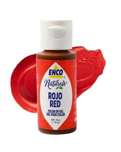 ENCO Natural Food Coloring Gel Red 141 oz No Artificial Dyes Vibrant Colors for Icing Buttercream Fondant SQF FDA Certified Kosher Vegan Colors Baking Cake Decorating