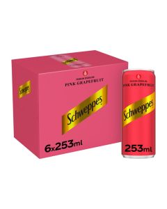 Pink Grapefruit Soda Cans