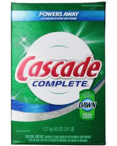 Cascade Complete Powder Dishwasher Detergent Fresh Scent 90 Oz Pack of 1