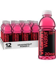 vitaminwater PowerC Dragonfruit Flavored Water Beverage Bottles 20 fl oz 12 Pack