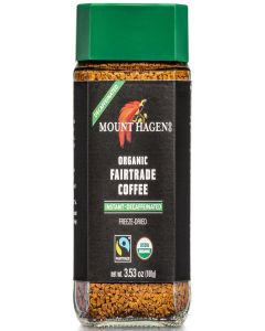 Mount Hagen - Organic Fairtrade Instant Coffee Freeze Dried Decaffeinated 3.53 110524