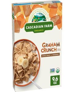 Cascadian Farm Organic Graham Crunch Cereal, 9.6 oz.