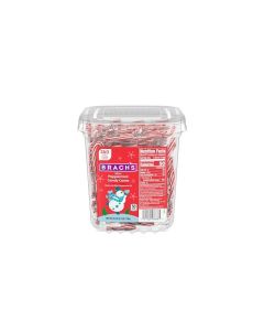 Brachs Mini Peppermint Candy Canes Christmas Candy Stocking Stuffers Holiday Classic 260ct 40 oz Tub