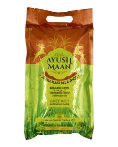 AYUSHMAAN Jeerakasala rice Bardhaman Quality Ghee Rice, Kaima Rice 2 Kg - Premium Aromatic South Indian Neychoru Rice Variety