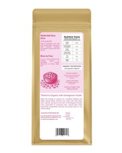 Homegrown Pink Salt Free Flow – 330g Premium Himalayan Pink Salt / Natural Minerals / Free-Flowing for Daily Cooking