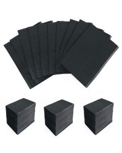 Disposable Dental Bibs Sheets Cloths125pcs 13 X 18 inches Tattoo Table Covers Clean PadUnderpad Hygiene Personal Tattoo Bib Waterproof Tattoo Table loth Tattoo Supply Sheet black