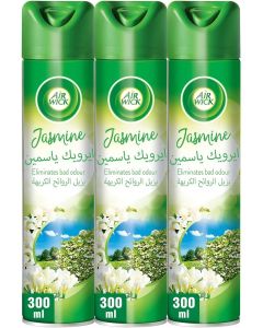 Air Wick Aerosol, Jasmine Scent, 300ml x 3