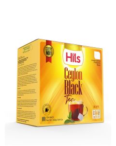 Hils Ceylon Black Tea – 100 Tea Bags in 25 x 4 Aluminium Bag, Ceylon Black Tea