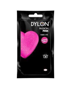 DYLON Hand Dye Fabric Dye Sachet for Clothes Soft Furnishings and Projects 50 g Passion Pink
