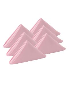 KOFFOTA Blush Pink Cloth NapkinsCotton Napkins Set of 6 Valentine Dinner NapkinsTable Decorations Soft Comfortable and Reusable 18 x 18 InchPink