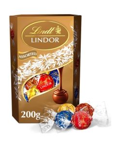 Lindt Lindor Milk Chocolate Assorted With Melting Filling - 200G
