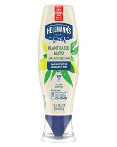 Hellmann's Vegan Dressing and Spread Vegan 1 Ct for a Rich, Creamy Plant-Based Alternative to Mayo Seed Great Taste, Plant Based, Free From Eggs 11.5 oz