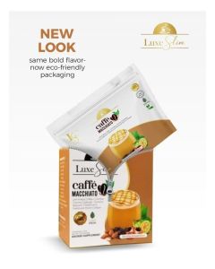 Caffè Macchiato Slimming Coffee 168g / 8 Sachets Non-Acidic Keto Friendly Weight Management Drink