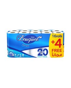 Sanita Bouquet Toilet Paper 16+4 Free Roll 2 Ply 200 Sheets