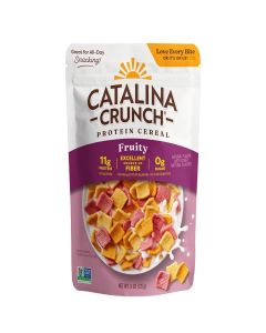 Catalina Crunch Protein Cereal - Sugar Free Breakfast Cereal with 11g of Protein - Gluten Free - Fruity - 8 oz. Bag (Pack of 1) (Packaging May Vary)