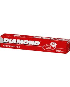 Diamond Aluminum Foil Roll - 200 sq.ft