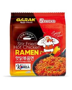 LE UNI GARAK RAMEN STIR FRIED HOT CHICKEN (5 X 130GM)