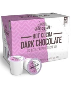 Grove Square Hot Cocoa Dark Chocolate 24 Single Serve Cups