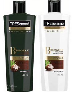 Botanique Nourish & Replenish Shampoo & Conditioner Set with Coconut Oil & Aloe Vera – 2 x 400ml