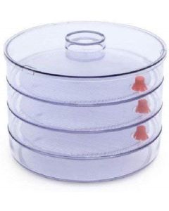 SILENCIO Sprout Maker 4Bowl Hygienic Container for Organic Home Sprouts 500 ML