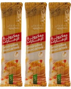 Emirates Macaroni Spaghetti, 400 gm, Pack of 3