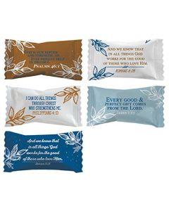 Hospitality Mints Party Sweets Bible Verse Buttermints by Appx 300 mints 7 ounce Bags Pack of 6 42 Ounce