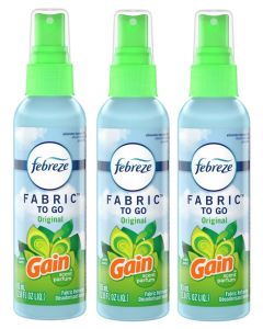 Febreze To Go Fabric Refresher 28 Ounce Spray Gain Original Scent 3 Pack