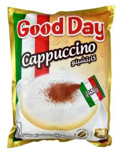 Good Day Cappuccino Sachets With Chocolate Granule Instant Coffee Bag- 20X24gms