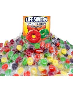 Life Savers Hard Candy 5 Flavors - 2 lbs of Individually Wrapped Candy with Cherry, Watermelon, Orange, Pineapple, and Raspberry