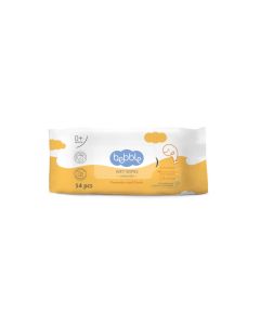 Baby Wet Wipes Camomile/ New Born / Balanced pH / 64 pcs