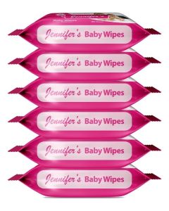 Pack of 6 Baby Wipes 30's Ultra Soft, Alcohol-Free, Extra Gentle, Aloe Vera Gel, Vitamin E, and Safe for Delicate Skin 180 Wipes per pack.