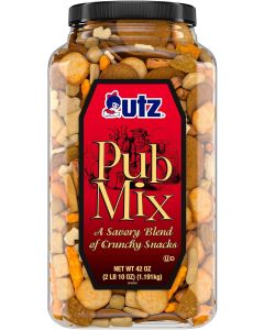 Utz Pub Mix 42 Oz - Savory Snack Mix with Crunchy Flavors in Resealable Container