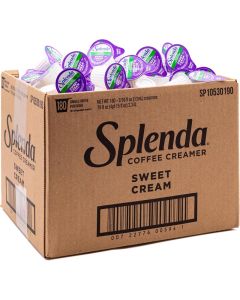 SPLENDA Sugar Free Sweet Cream Coffee Creamer Cups, 180 Count