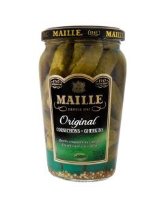 Maille Pickles Cornichons Original The perfect cornichon for garnishing a gourmet sandwich or snacking Product of France 135 oz