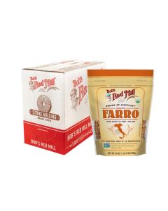 Bobs Red Mill Organic Farro Grain 24oz Pack of 4 Non GMO Vegan Kosher