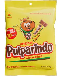 Pulparindo Original Tamarind Bar, 140g – Sweet & Spicy Mexican Candy with Real Tamarind