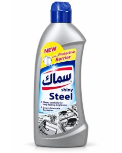 Shiny Steel Cleaner 500ml – Active Oxygen Stainless Steel Cleaner & Limescale Remover with Essential Oils – Removes Dirt, Dust & Build-Up for a Shiny, Streak-Free Finish