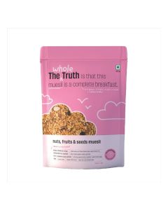 The Whole Truth Breakfast Muesli with Nuts, Fruits & Seeds, Vegan, 350g