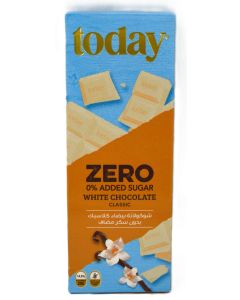 Today Zero Sugar Classic White Chocolate 60g