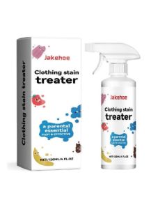 Powerful Stain Remover Spray - 120ML Portable Laundry Stain Treater for Fabric, Chocolate, and Food Stains