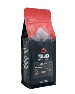 Low Acid Coffee, Blend of Natural Low Acidic Coffee, Ground, Medium Roast, Fresh Roasted, 16-ounces
