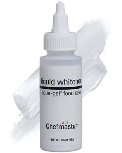 Chefmaster Liquid Whitener Liqua-Gel Food Coloring - Professional-Grade Dye for Brighter Whites & Pastels