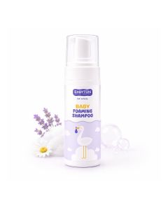 Babyton No Tears Baby Foaming Shampoo – Ultra Gentle Newborn Formula with Aloe & Calendula, Hypoallergenic, Sulfate-Free, Paraben-Free, 150ml